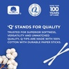 image:imageQTips Antimicrobial Swabs for Cleaning are Made with 100 Percent Cotton 300 Count Pack of 12