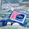 image:imageQTips Cotton Swabs Precision Tips Travel Size Toiletries for Beauty and Home 100 Cotton 30 Count Travel Size