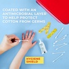 image:imageQTips Cotton Swabs Variety Pack Original Hygiene Shield and Precision Tips for Home First Aid and Beauty Care Made with 100 Cotton 1440 Count