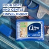 image:imageQTips Organic Cotton Swabs Travel Size Toiletries for Baby Beauty and First Aid 100 Organic Cotton 30 CountTravel Size
