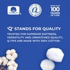 image:imageQTips Super Jumbo Cotton Balls for Beauty First Aid and Baby Care 100 Thick Cotton 100 Count100 Count Pack of 2
