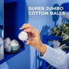 image:imageQTips Super Jumbo Cotton Balls for Beauty First Aid and Baby Care 100 Thick Cotton 100 Count100 Count Pack of 8