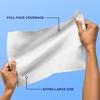 image:imageQtips Clean Disposable Face Towels for Cleansing 100 Cotton 50 Count