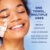 image:imageQtips Clean Disposable Face Towels for Cleansing 100 Cotton 50 Count