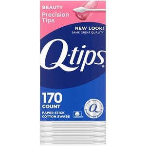 image:imageQTips Cotton Swabs Precision Tip 170 Count170 Count Pack of 1