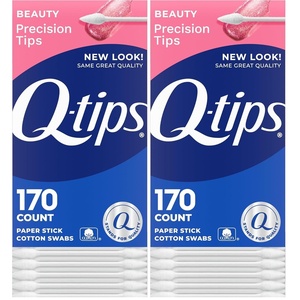 image:imageQTips Cotton Swabs Precision Tip 170 Count170 Count Pack of 2