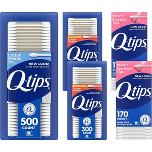 image:imageQTips Cotton Swabs Variety Pack Original Hygiene Shield and Precision Tips for Home First Aid and Beauty Care Made with 100 Cotton 1440 Count