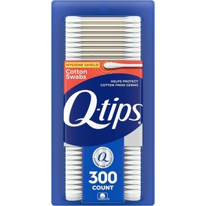 image:imageQtips Antimicrobial Cotton Swabs Cotton Buds for Cleaning Antimicrobial Treated to Help Keep Swabs Fresher 300 Count300 Count