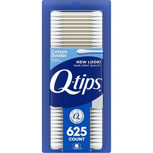 image:imageQtips Cotton Swabs For Hygiene and Beauty Care Original Cotton Swab Made With 100 Cotton 625 Count625 Count Pack of 1