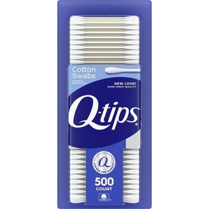 image:imageQtips Cotton Swabs Original For Home First Aid and Beauty 100 Cotton 500 Count