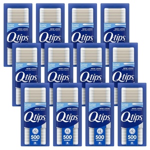 image:imageQtips Cotton Swabs for Hygiene and Beauty Care Original Cotton Swab Made with 100 Cotton 500 Count Pack of 12Standard Cotton Swab Size