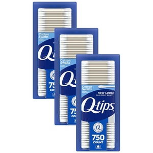 image:imageQtips Cotton Swabs for Hygiene and Beauty Care Original Cotton Swab Made with 100 Cotton 750 Count Pack of 3750 Count Pack of 3