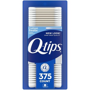 image:imageQtips Cotton Swabs For Hygiene and Beauty Care Original Cotton Swab Made With 100 Cotton 375 Count375 Count